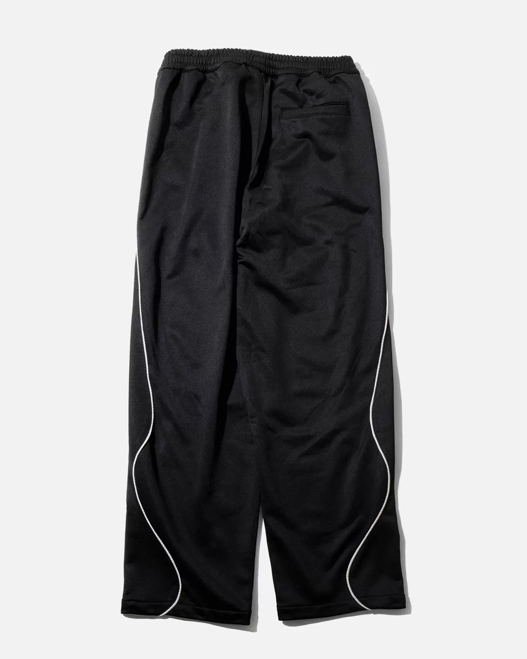 P.World Waves Straight Leg Track Pant - Black