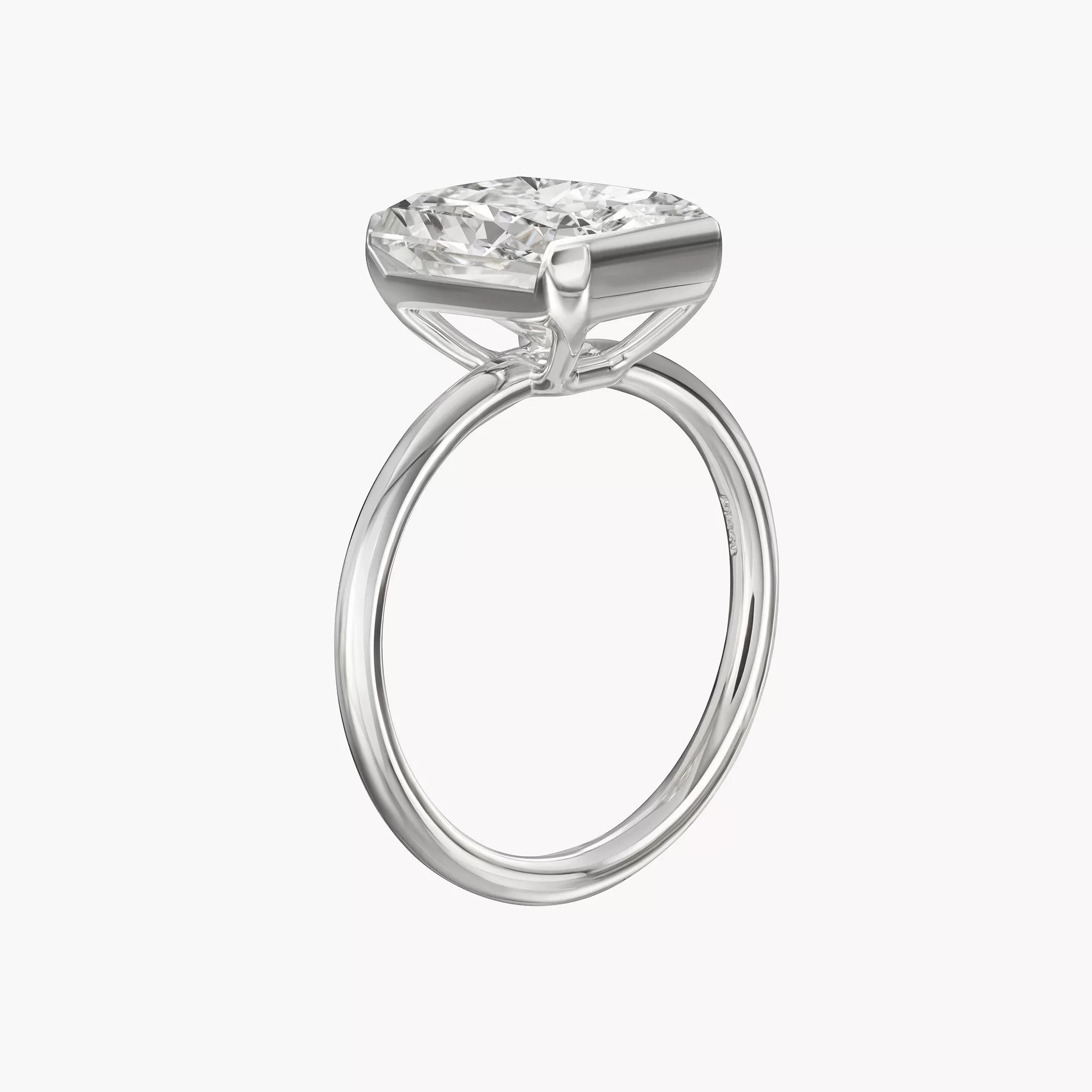 Radiant Cut Solitaire Engagement Ring