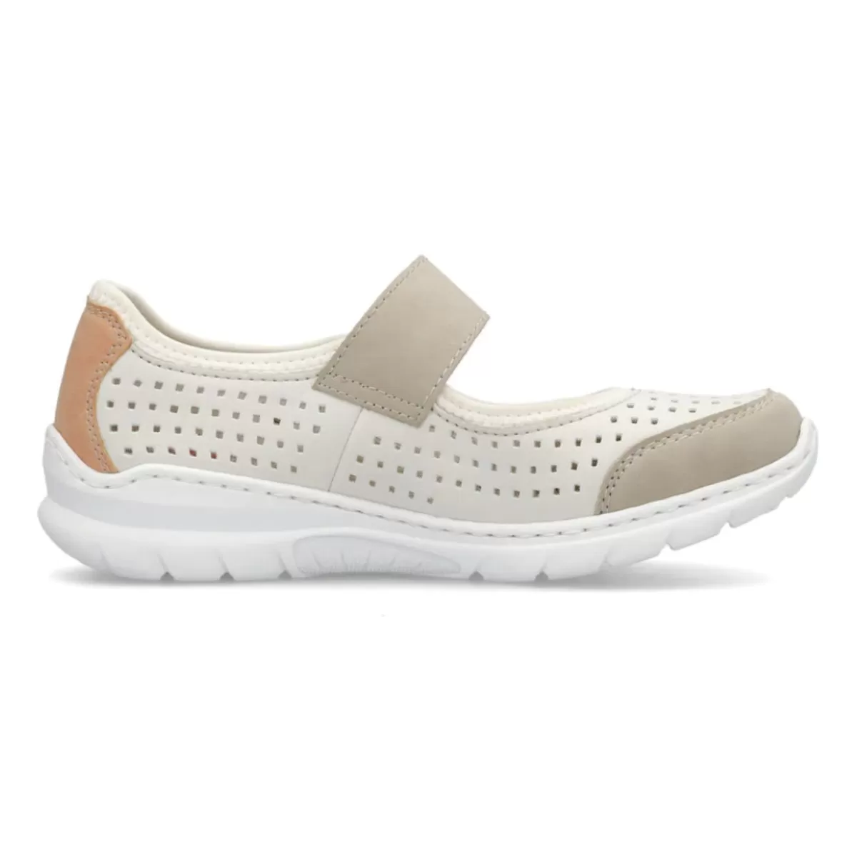 Rieker Women's L32B5-81 Nikita Ginger/OffWhite/Aprikot/Reinwe