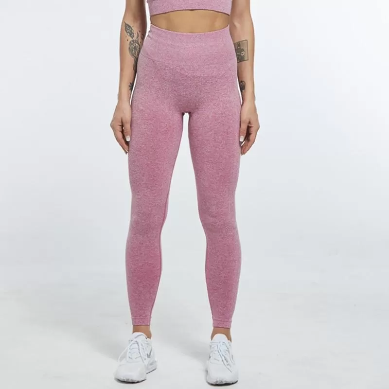 Seamless Women Leggings Fitness High Waist Push Up Peach Polyester Leggings Workout Jeggings Casual Leggigns Female