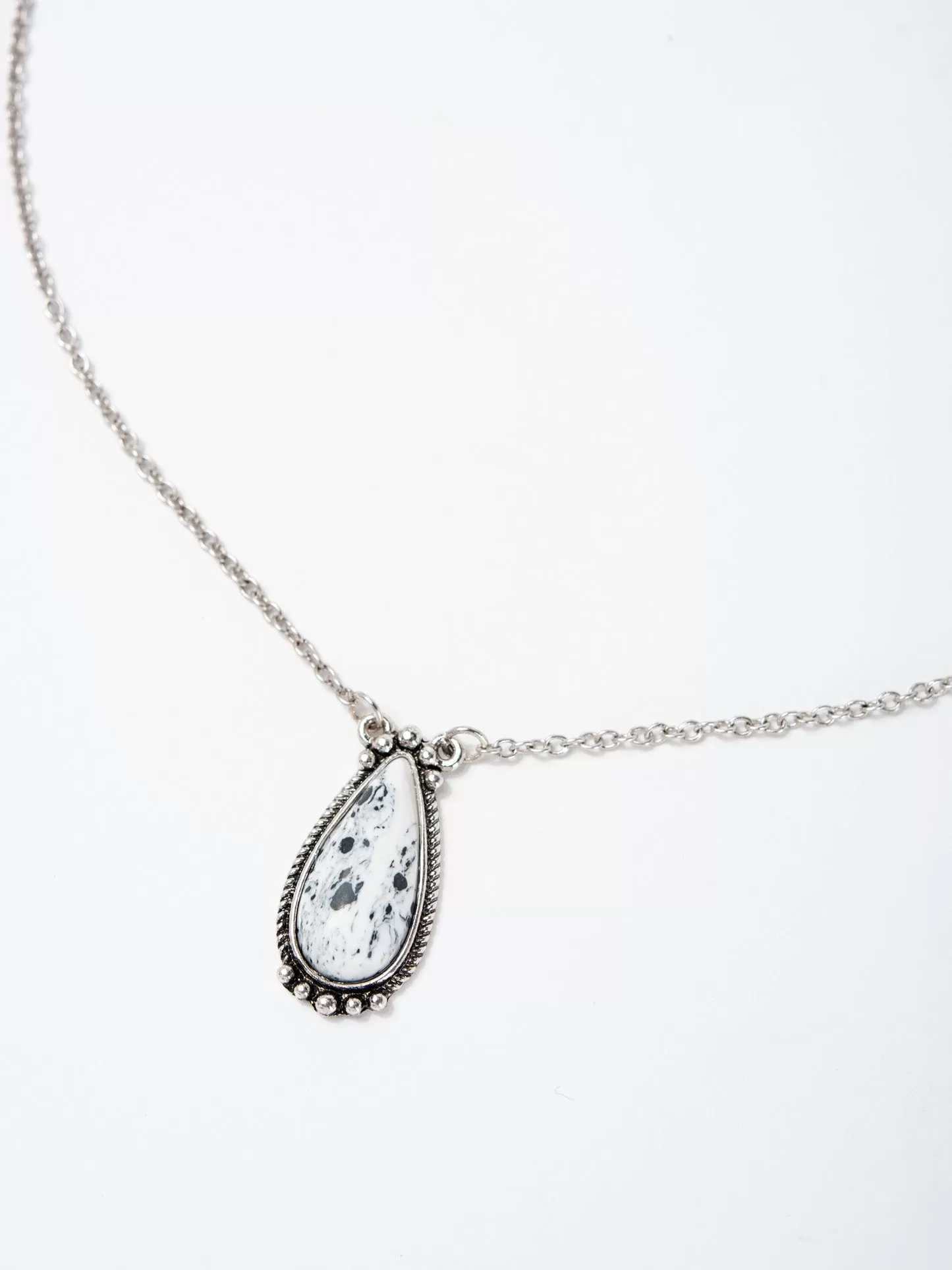 Sonnet Western Semi Stone Pendant Necklace