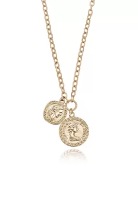 The Adventurer Double Coin Necklace