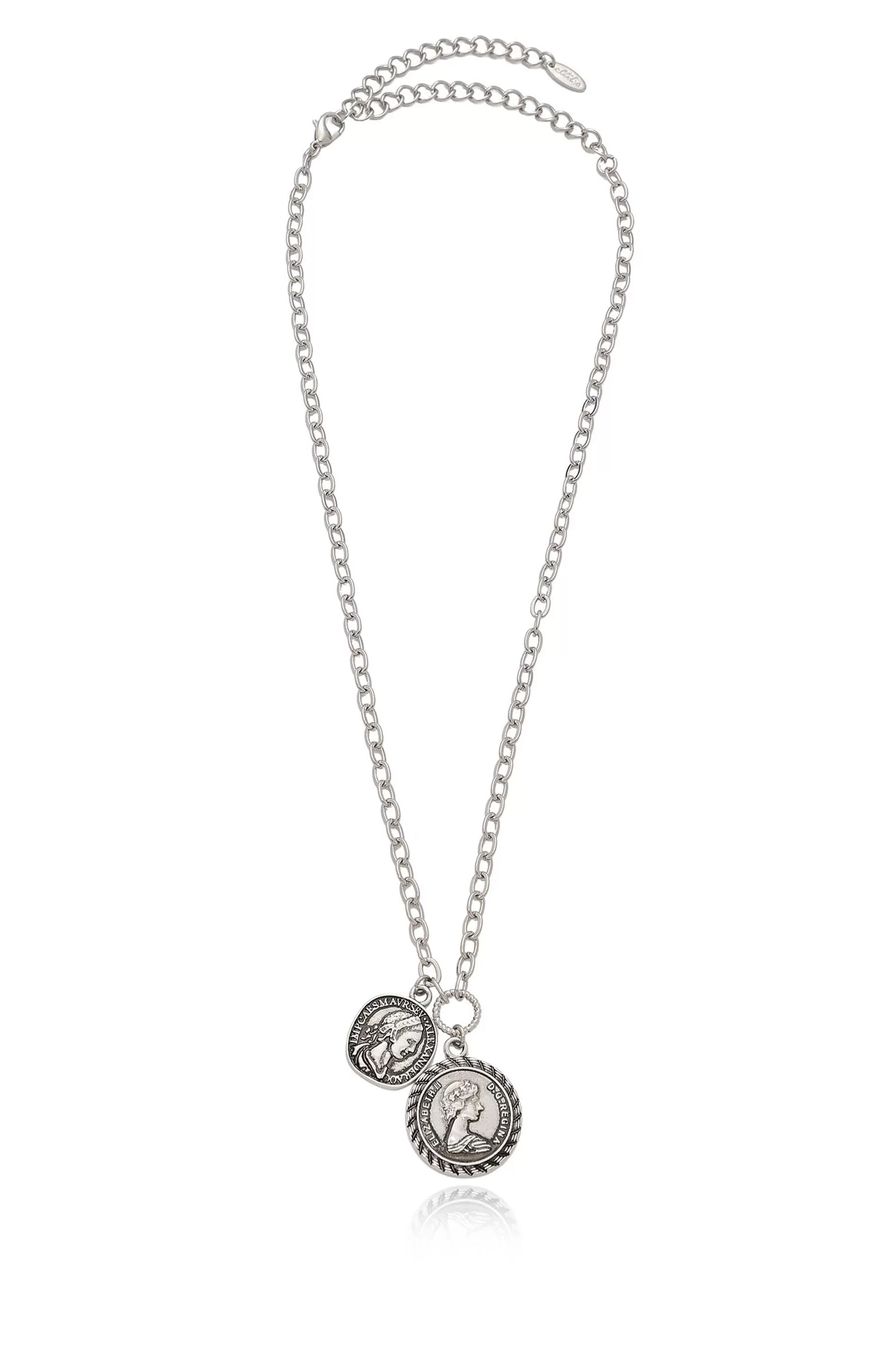 The Adventurer Double Coin Necklace