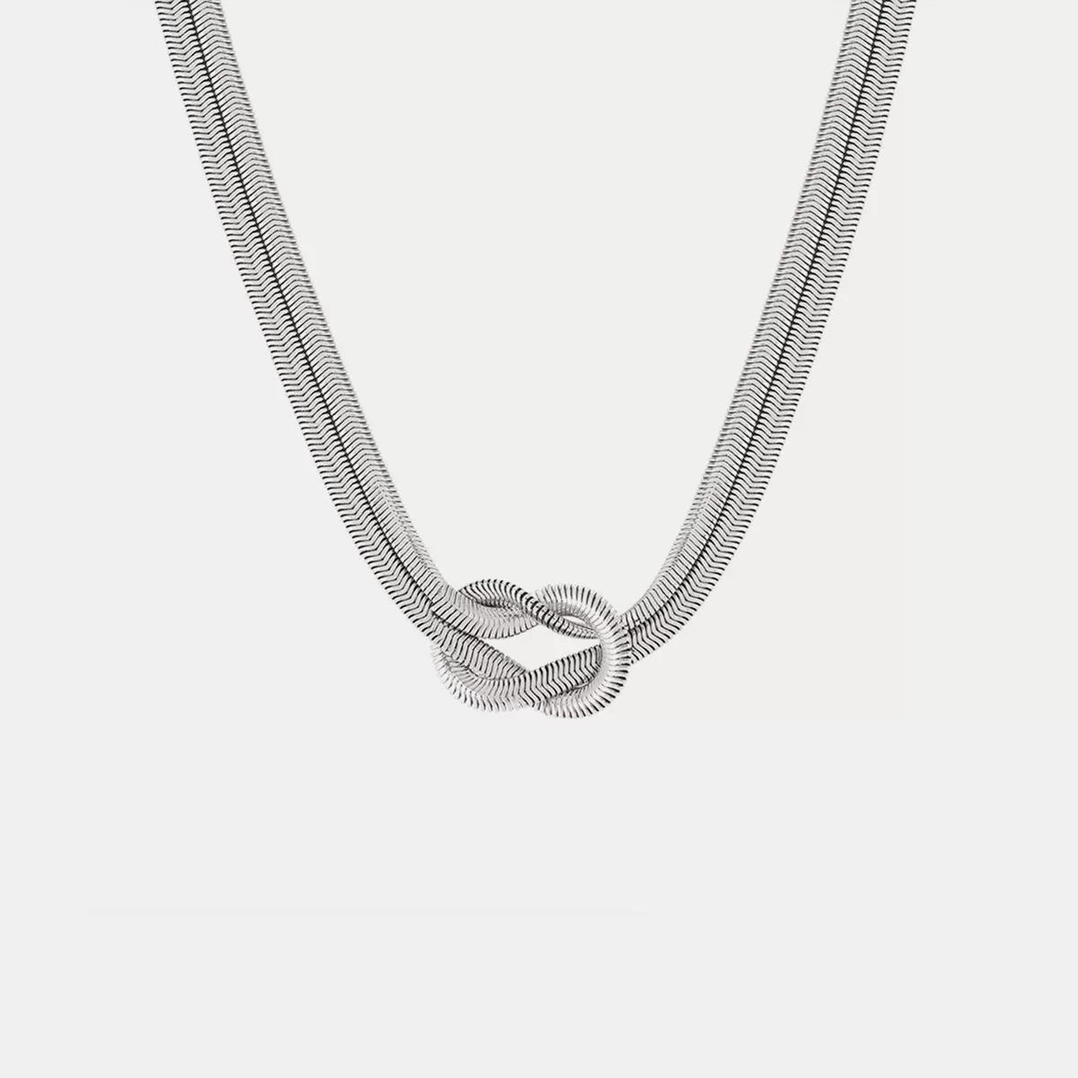 Titanium Steel Knot Necklace