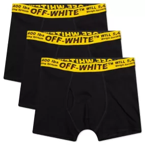 Tripack Classic Industrial Boxer - Black/Yellow