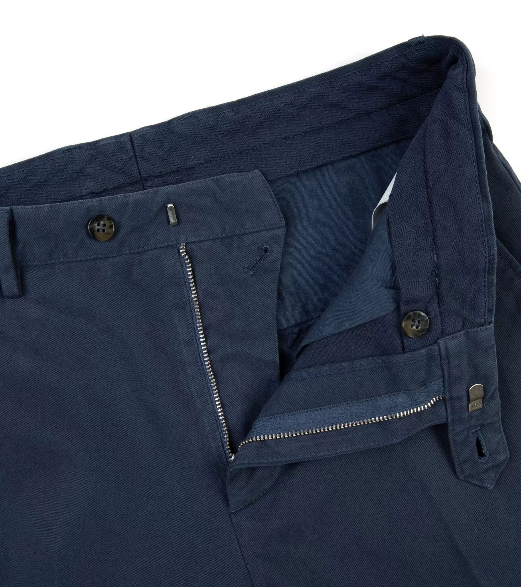 Trunk Stanhope Cotton Twill Trousers: Washed Navy