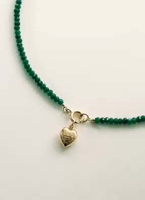 Wild heart charm 14k gold