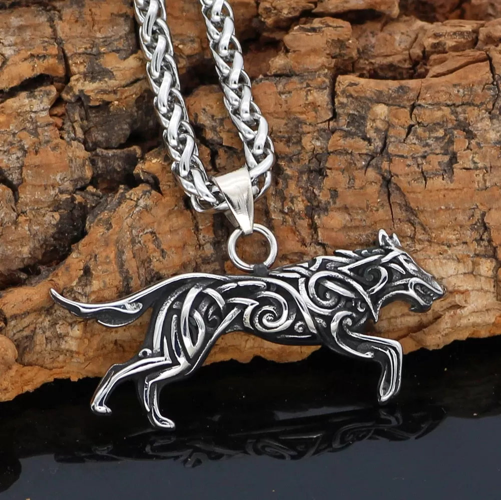 Wolf Spirit Totem Necklace