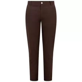 x QGC Golf Trousers Dark Chocolate Brown - SS24